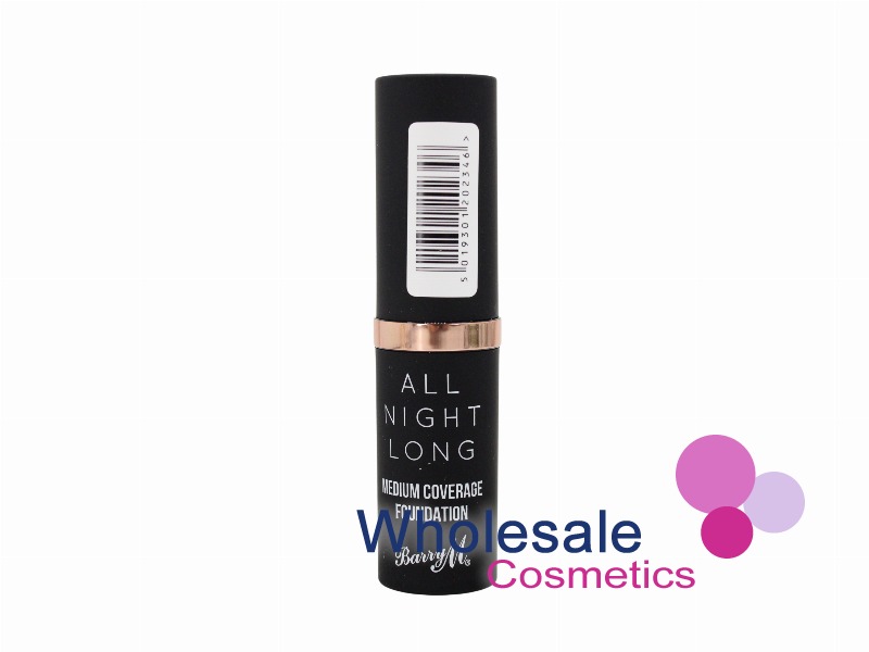 12 x Barry M All Night Long Medium Coverage Foundation - 4 COOKIE